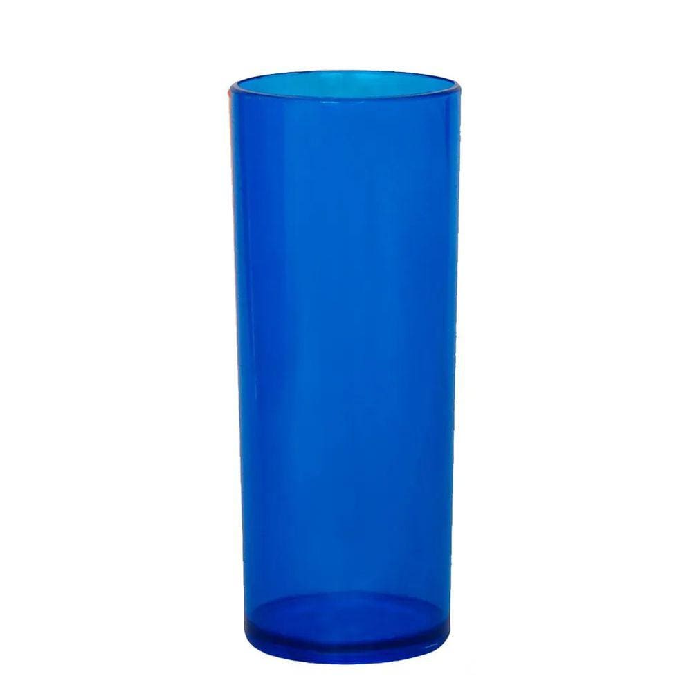 Copo Long Drink Azul Transparente - 340ml
