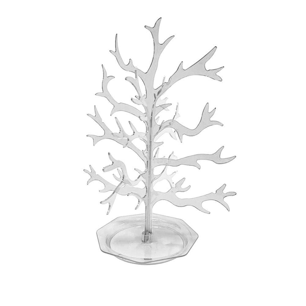 Árvore Acrílica Transparente de Natal - 30cm