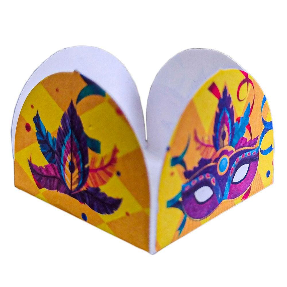 Porta Forminha 4 Pétalas Carnaval - 50 Unidades
