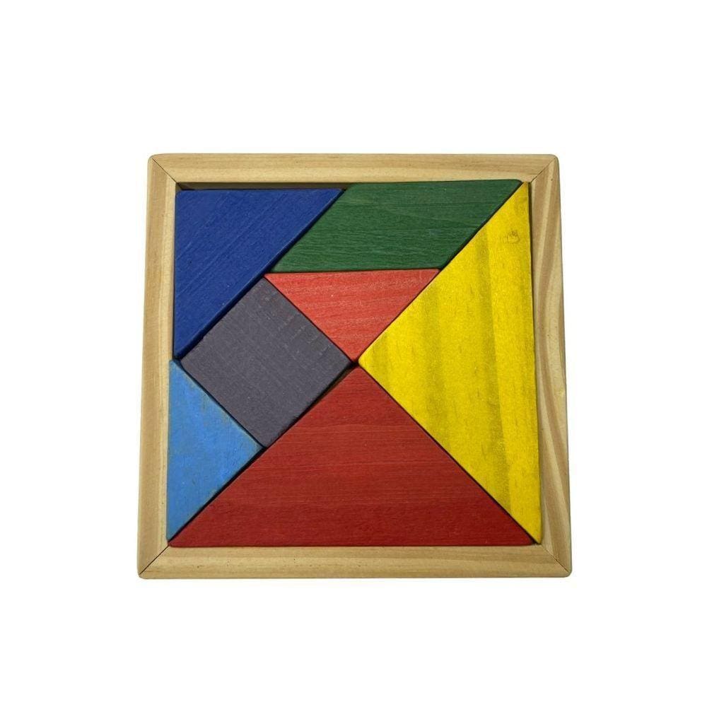 Jogo De Madeira Educativo Tangram