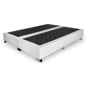 Base Box Queen Poliester 158x198x25cm Prorelax Branco
