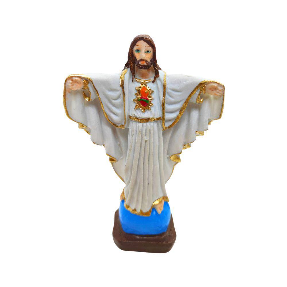 Oxalá Imagem Em Resina Umbanda 10,5 Cm