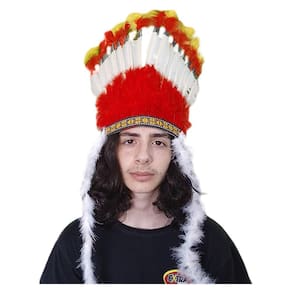 Cocar Indígena de Penas Apache
