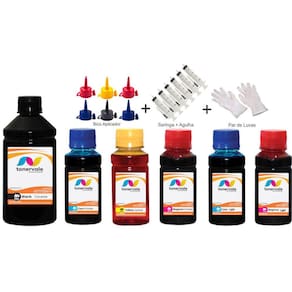 Kit 6 Tinta Para Epson R290 R270 R390 RX590 T50 TX730 550ml Platinum