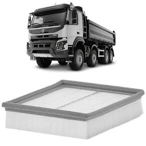 Filtro Ar Condicionado Volvo FMX 420 460 500 D13C Sem Carvão