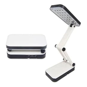 Luminária De Mesa Articulável Abajur 24 Leds Recarregável