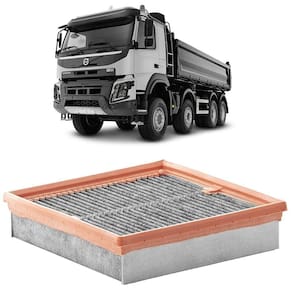 Filtro Ar Condicionado Volvo FMX 420 460 500 D13C Com Carvão