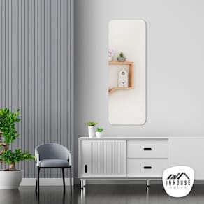 Espelho Multiuso Lapidado Pendurador 120X40Cm Retangular