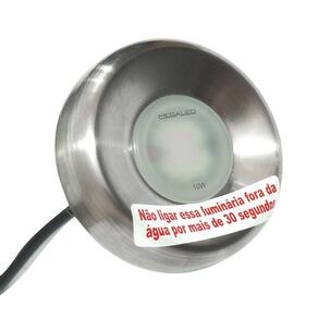 Luminária para Lago MegaLed Plus 10w Branco Frio Sem Fonte