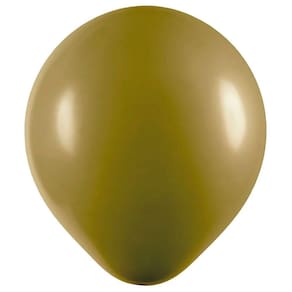 Balão de Látex Verde Oliva - 16 Polegadas - 12 Unidades