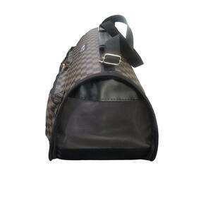 Bolsa Mala Transporte Pet Bolsinhos Laterais Luxo Grife