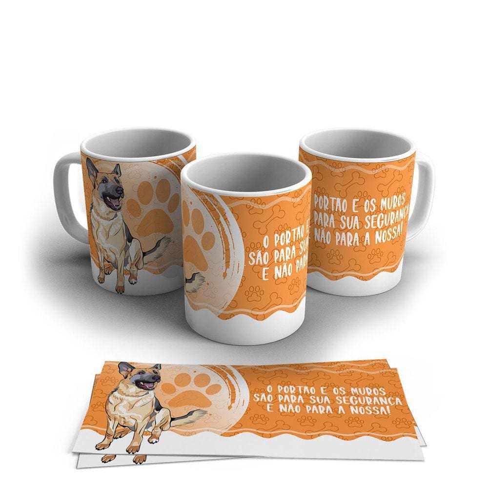 Caneca Personalizada Porcelana Pet Cachorro 325ml