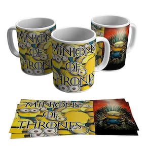 Caneca Minions Of Thrones Game Of Thrones Got 325ml
