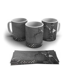 Caneca Personalizada Porcelana Profissão Advogado 325ml