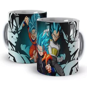 Caneca Dragon Ball - Goku, Gogeta E Vegeta - M12