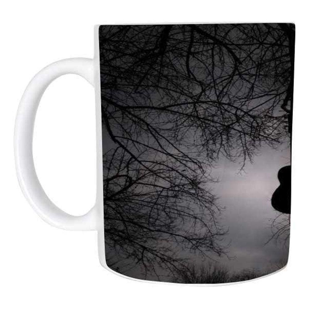 Caneca Cerâmica 325Ml - Halloween Guitarra