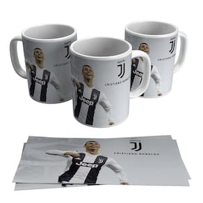 Caneca Cristiano Ronaldo Juventus Time Italiano Craque 325ml