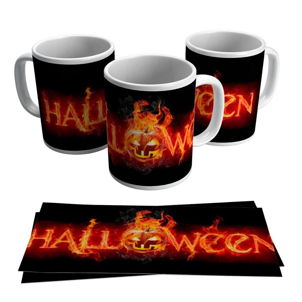 Caneca Personalizada Halloween Dia Das Bruxas Abóbora 325ml