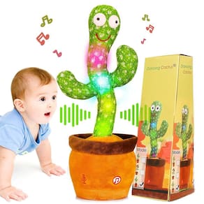 Brinquedo para bebês Dancing Cactus MILEGI para 6 a 12 meses com Sound & Li