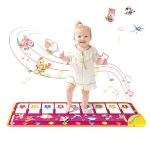 Tapete de piano M SANMERSEN Musical Keyboard Floor Playmat para crianças
