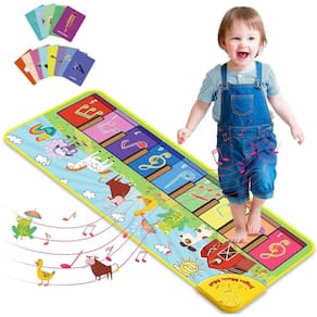 Musical Mat Joyjoz com 25 sons musicais para bebês de 1 a 5 anos