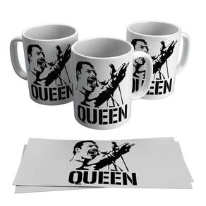 Caneca Queen Freddie Mercury Caricatura Cantor Rock 325ml