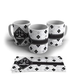Caneca Personalizada Porcelana Profissão Advogado 325ml