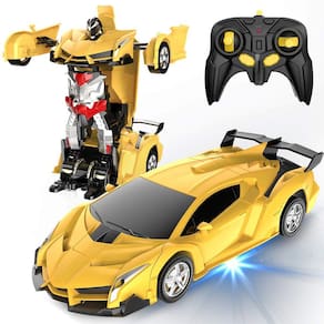 Carro de controle remoto Desuccus Transform Robot em escala 1:18