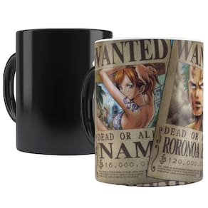 Caneca Mágica One Piece Termossensível Modelo 2
