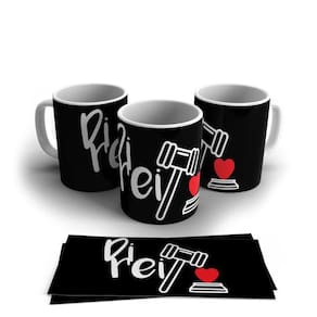 Caneca Personalizada Porcelana Profissão Advogado 325ml