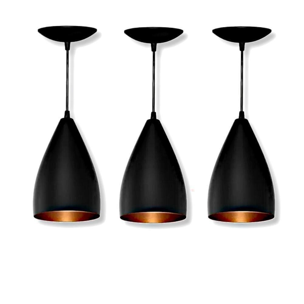 Pendente Aramado Vegas Cozinha Pronta Lustre De Teto