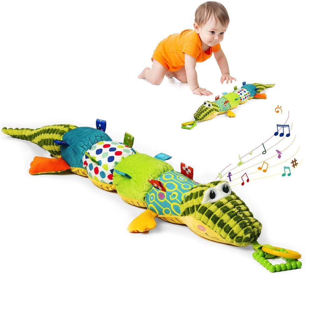 Brinquedos para bebês Jollybaby Tummy Time com Rattles & Crinkle 0-12 Mon