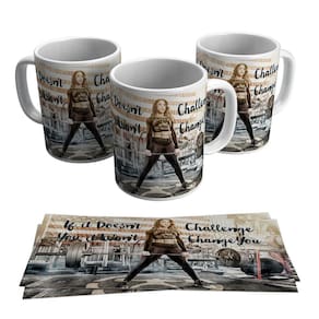 Caneca Crossfit Malhação Musculação Academia Peso 325ml