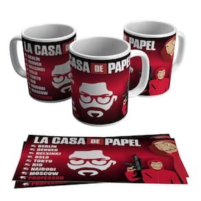 Caneca La Casa Papel Cidades 325ml