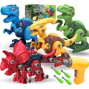 Brinquedos de dinossauro ygnet Take Apart com furadeira elétrica 3-8Y