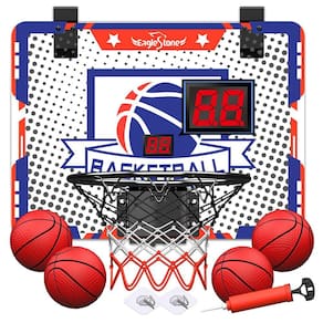 Cesta de basquete EagleStone Kids com placar eletrônico
