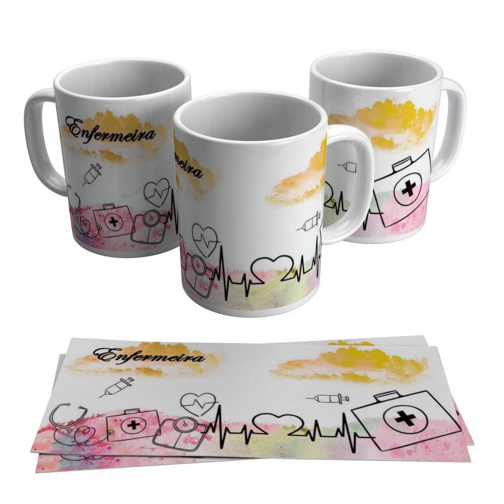 Caneca Enfermeira Dia Do Enfermeiro Enfermagem 325ml
