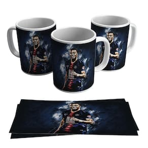 Caneca Mabappé Jogador Psg França Francês 325ml