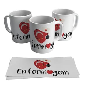 Caneca Enfermagem Dia Do Enfermeiro Formatura 325ml