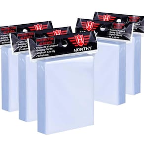 Card Sleeves Toploaders 500 pontos para Trading Card Homthy