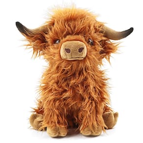 Brinquedo de pelúcia Highland Cows Toaje 27,4 cm marrom