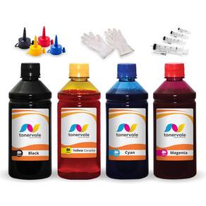 Kit 4 Tinta Para Epson XP231 XP431 XP241 XP441 de 500ml Platinum