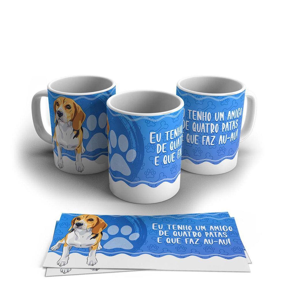 Caneca Personalizada Porcelana Pet Cachorro 325ml