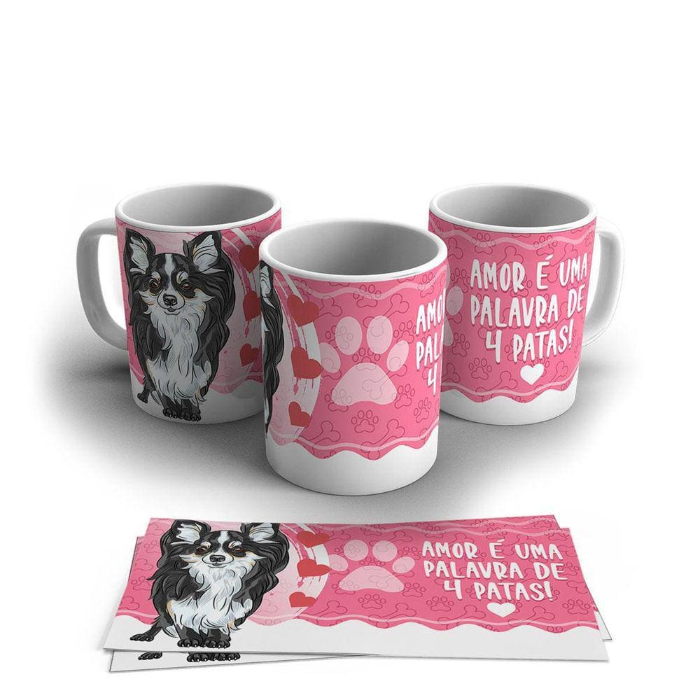 Caneca Personalizada Porcelana Pet Cachorro 325ml