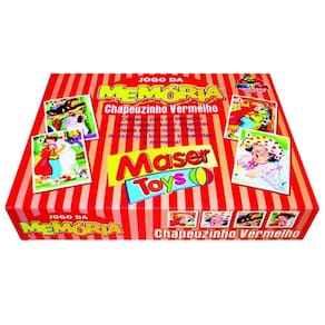 Jogo Da Memoria Chapeuzinho Vermelho Maser Toys Com 24 Carta
