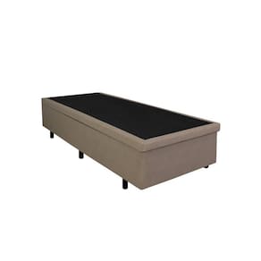 Base Box Baú 96x203cm Sintético Bege