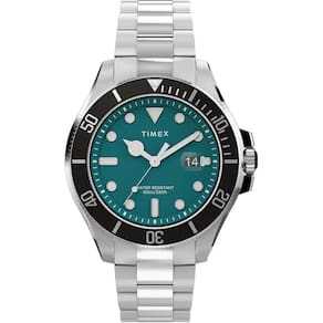 Relógio Timex Deep Water 100m com pulseira de aço inoxidável