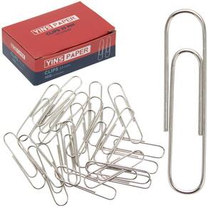 Clips De Metal Oval Yins Paper Com 100 Pecas 33Mm Na Caixa