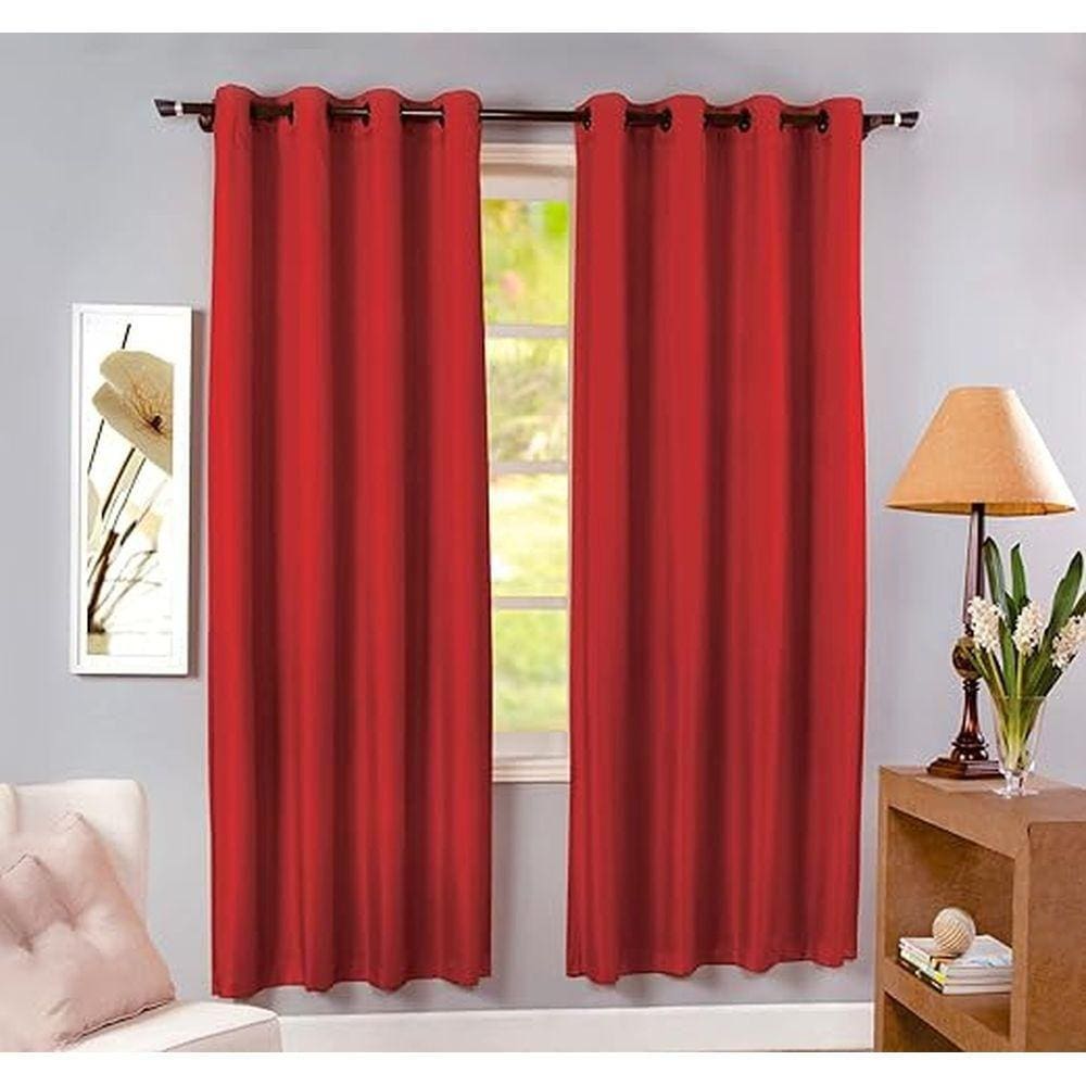 Cortina Granite 3.60MX2.60M Vermelho 17462 - Salehtex