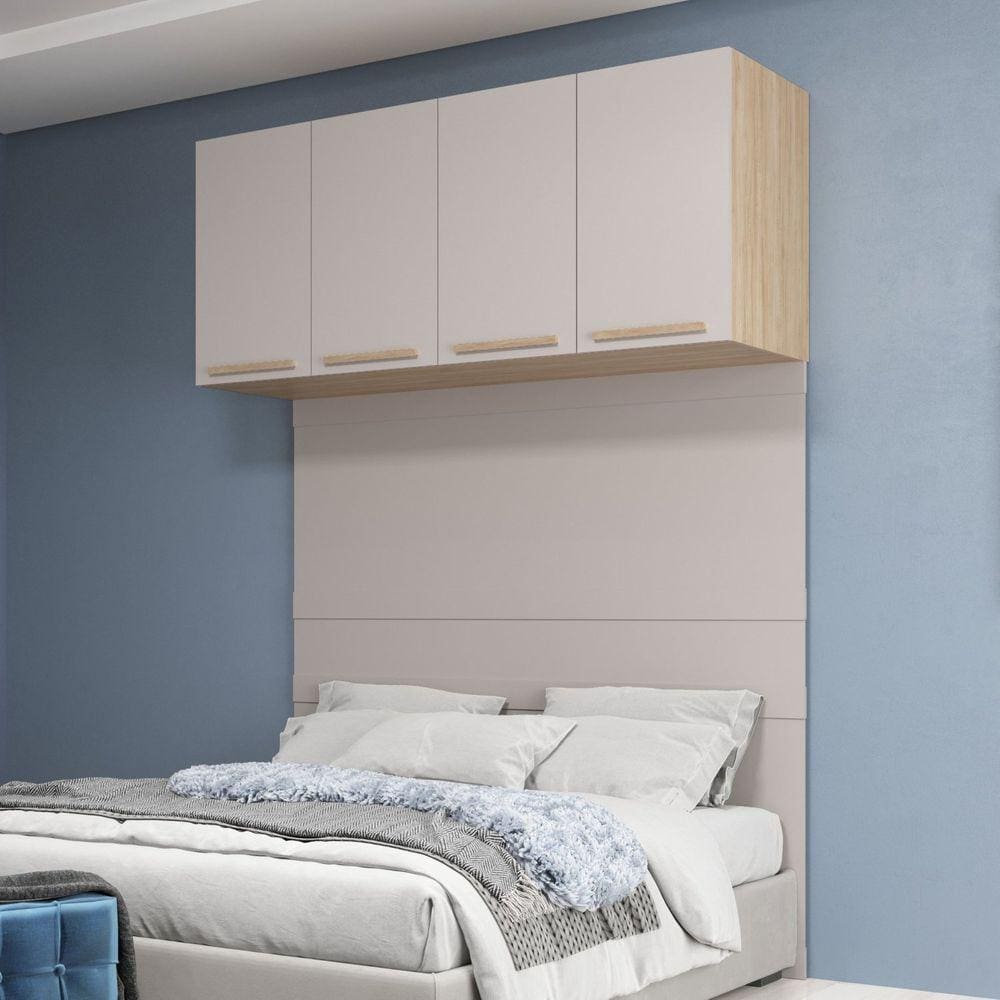 Módulo Ponte Aéreo 170cm San Diego Aveiro Oak/Cinza Urbano